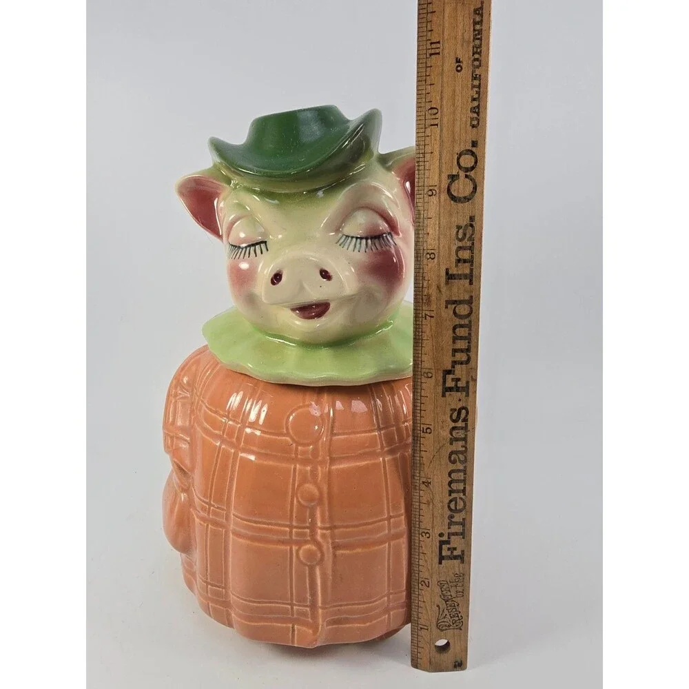 Authentic Shawnee Pottery WINNIE PIG Bankhead Cookie Jar & Bank USA